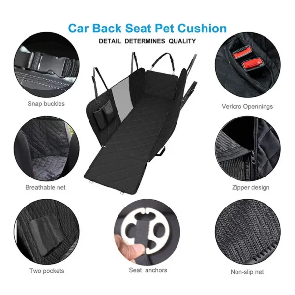 Double Zipper Pet Seat Pad - Image 3