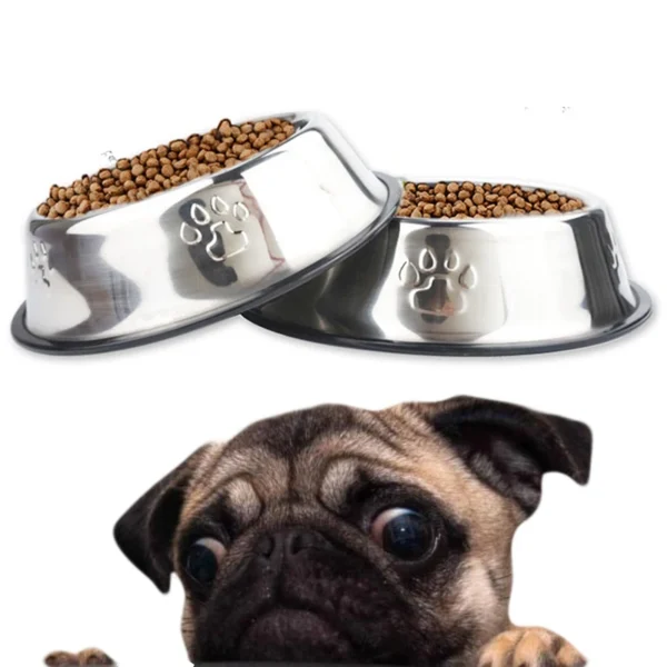 6 Size Stainless Steel Dog Bowl