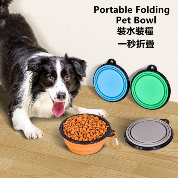 Cats Puppy Portable Feeding Bowl