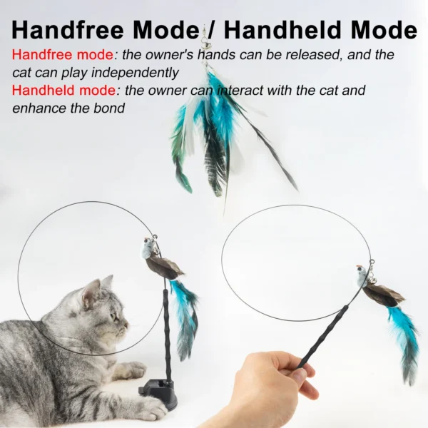 Handfree Bird/Feather Cat Wand - Image 3