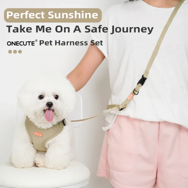 Handsfree Pet Harness with Adjustable