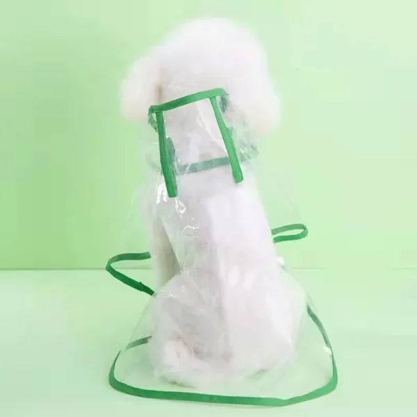 Pet Dog Puppy Transparent Rainwear - Image 4