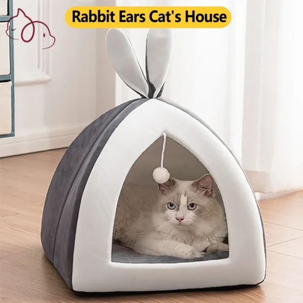 Rabbit Ears Shape Cat Bed - Image 2